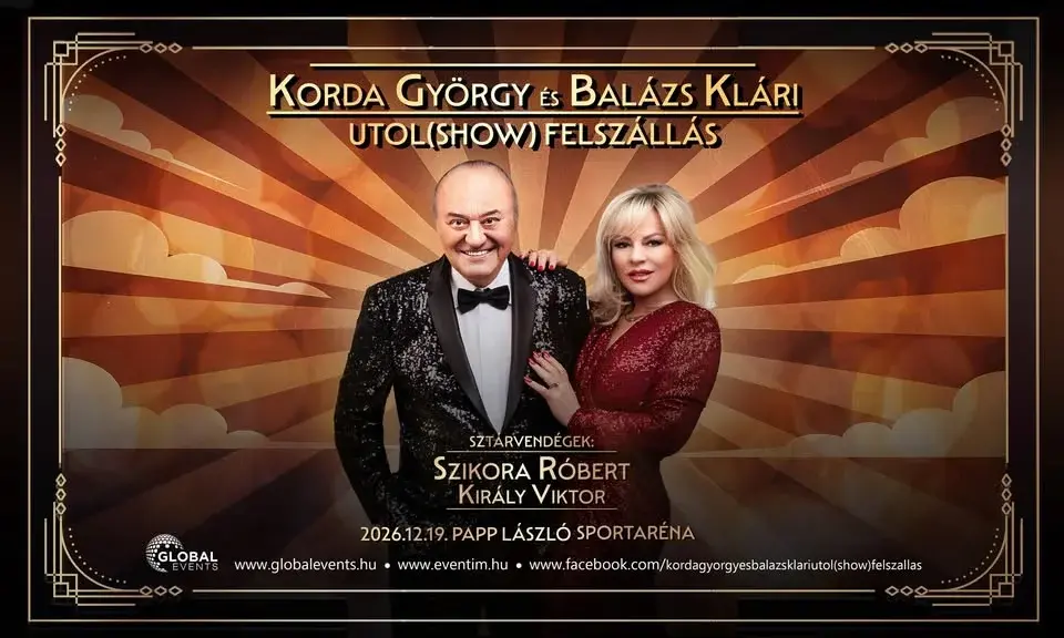 Korda György és Balázs Klári / Utol(SHOW)felszállás - Aréna 