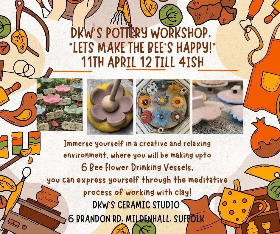 Bee Happy Clay Workshop!