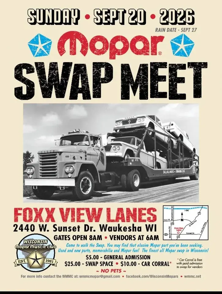WMMC'S 2026 FALL SWAP MEET!