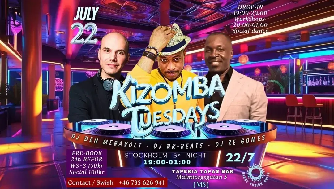 Kizomba Tuesdays 💃🕺 | Workshops & Social Dance