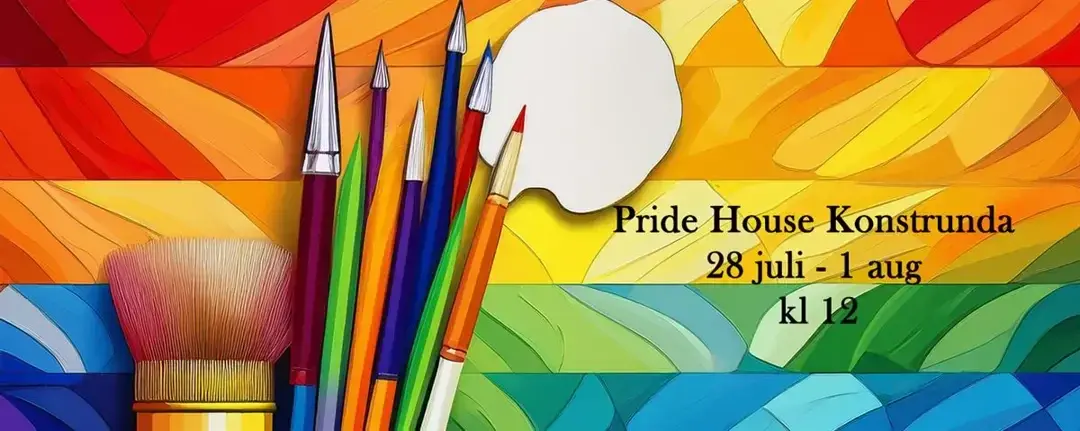 🎨🌈 Pride House Konstrunda – Dagliga guidade turer!