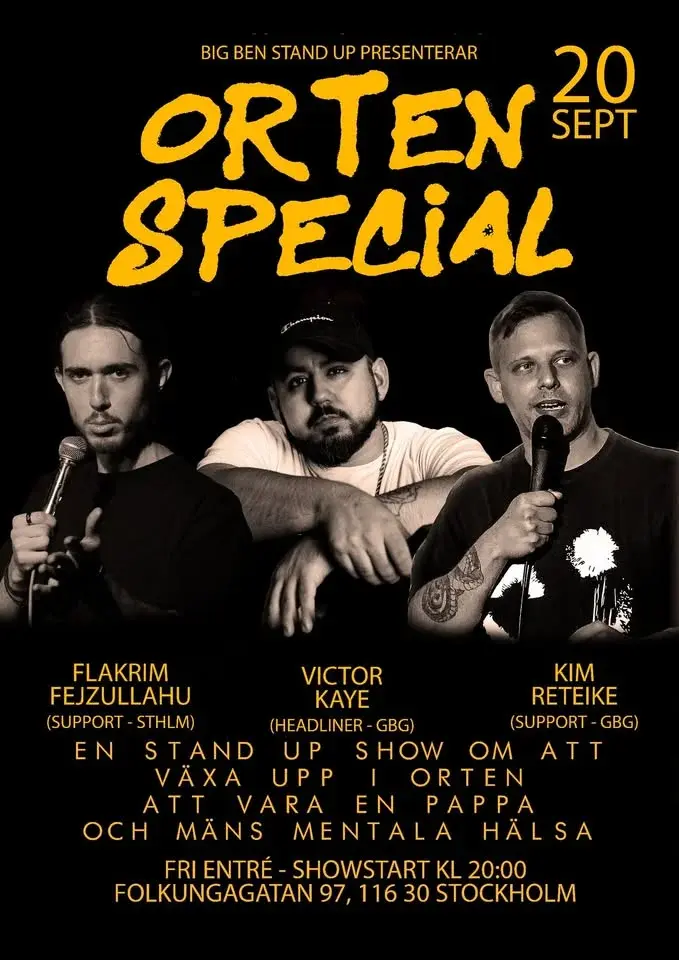 Orten Special - Big Ben Stand Up STHLM