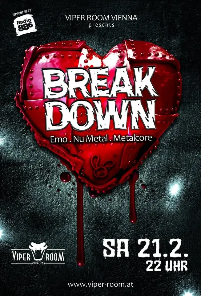 BREAKDOWN - Emo-, Nu Metal- & Metalcore Night