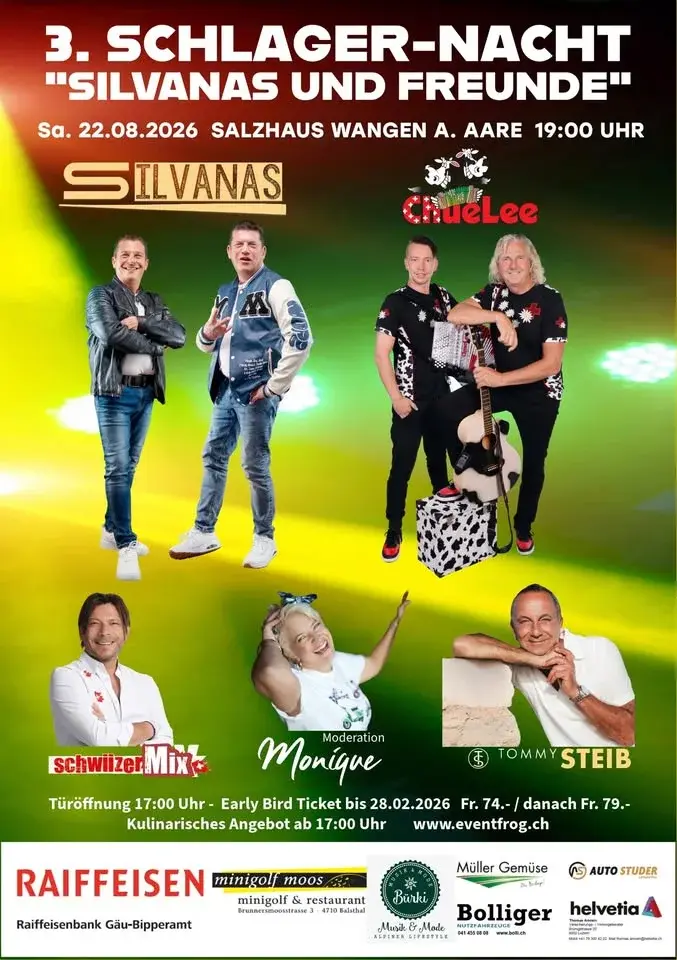 3. Schlager-Nacht "Silvanas und Freunde"