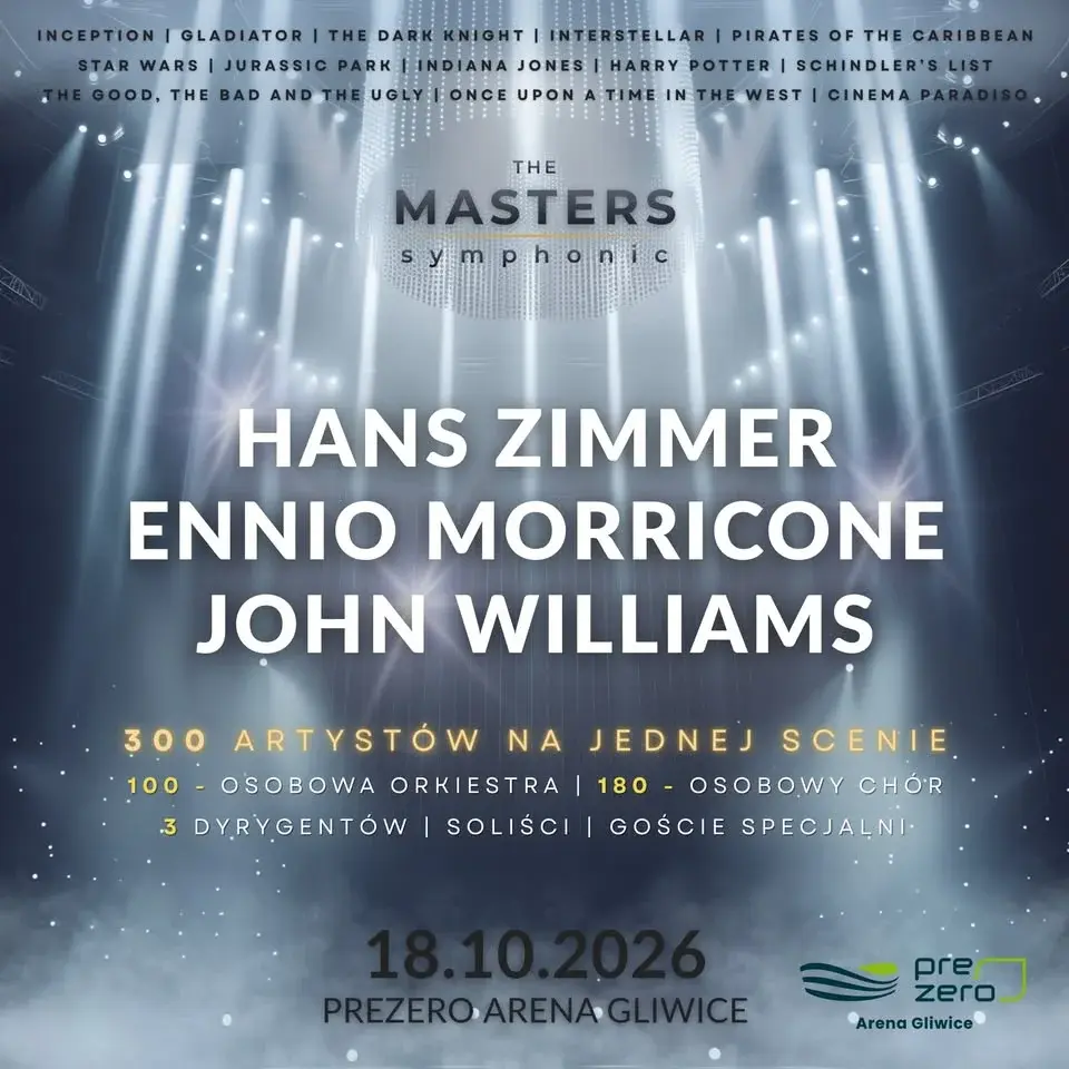 The Masters Symphonic: Hans Zimmer, Ennio Morricone, John Williams | Gliwice