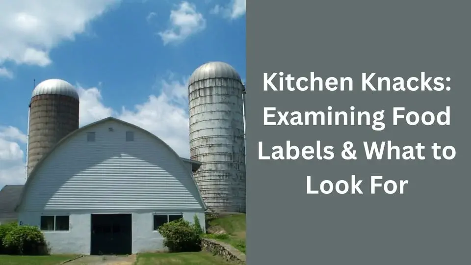 Kitchen Knacks: Examining Food Labels & What to Look For