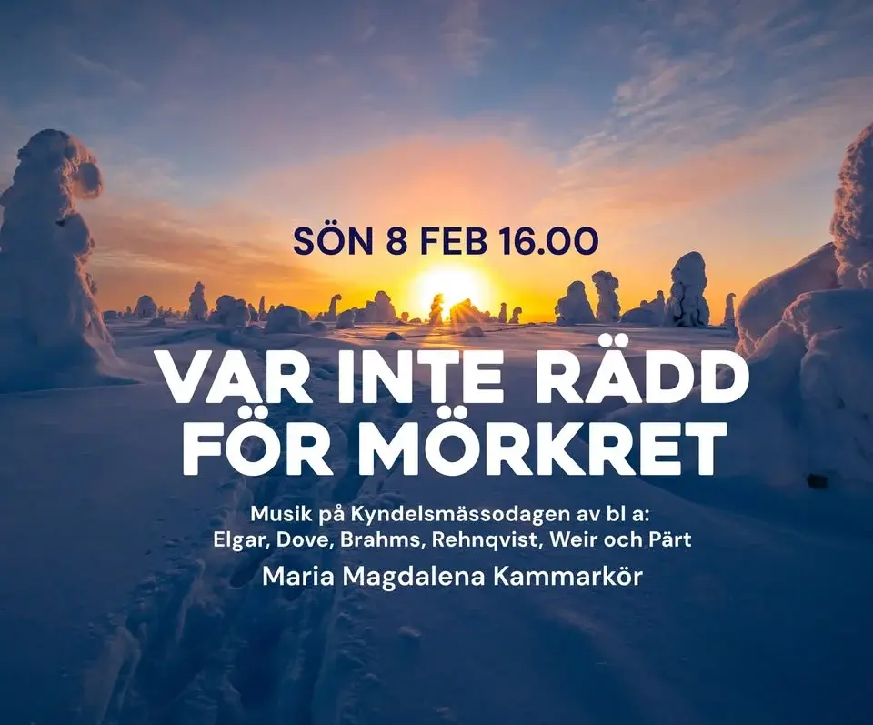VAR INTE RÄDD FÖR MÖRKRET
