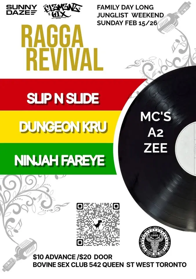 Ragga Revival- jungle dnb at Bovine