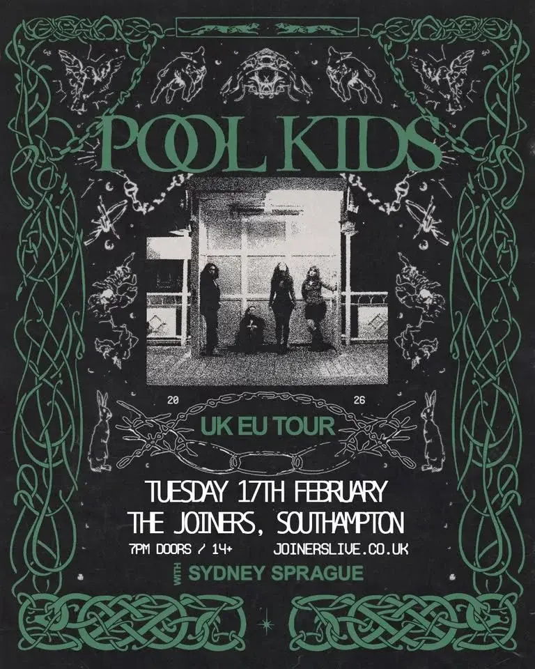Pool Kids + Sydney Sprague with Get Mendoza at The Joiners, Southampton