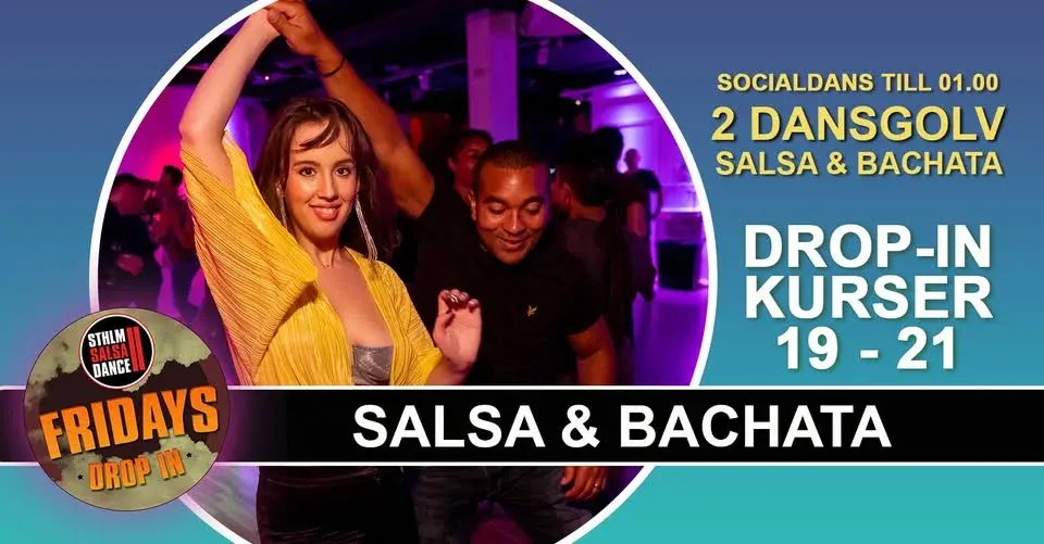 Salsa & Bachata drop-in 16 januari på Stockholm Salsa Dance!