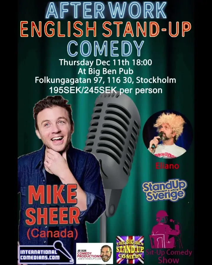 AFTERWORK ENGLISH COMEDY SPECIAL @ BIG BEN
