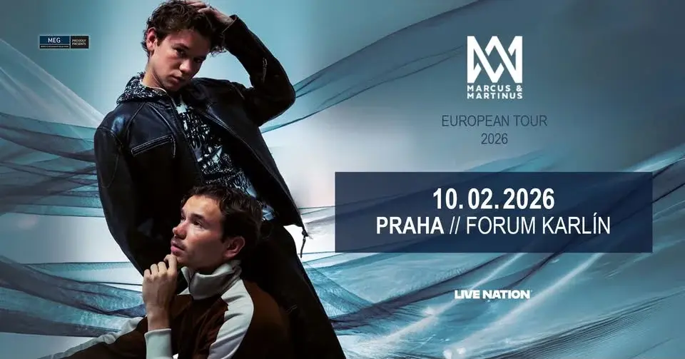 Marcus & Martinus European Tour 2026 | Praha