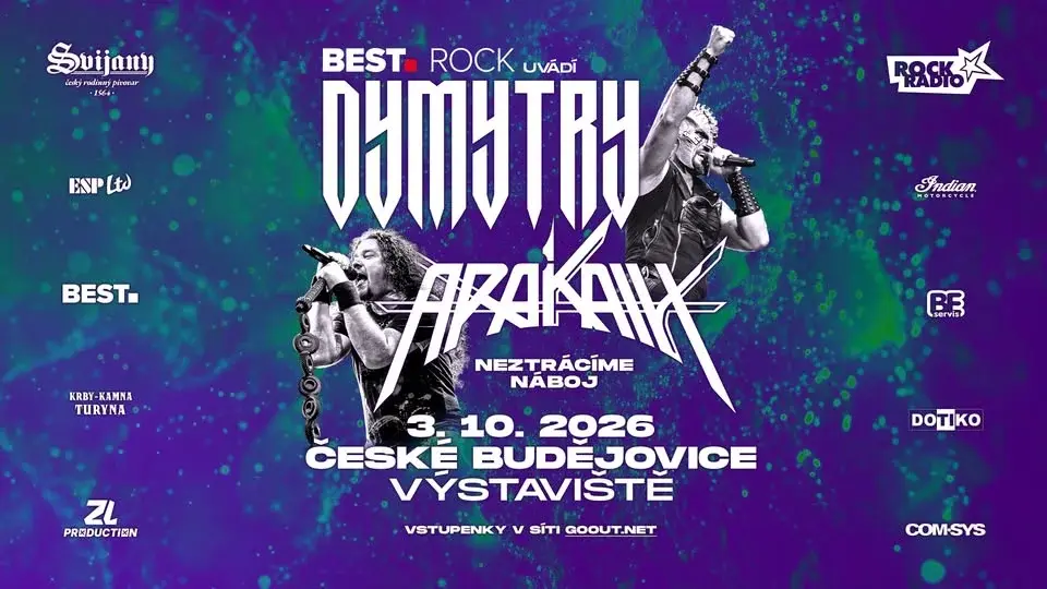 Dymytry & Arakain | BEST ROCK TOUR 2026 | České Budějovice