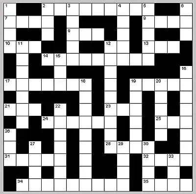 Musikquiz i Korsordsform - Småland