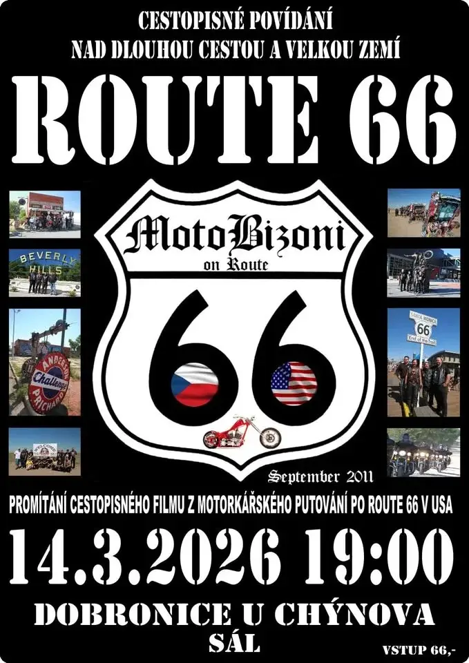 Route 66 - cestopisné promítání.