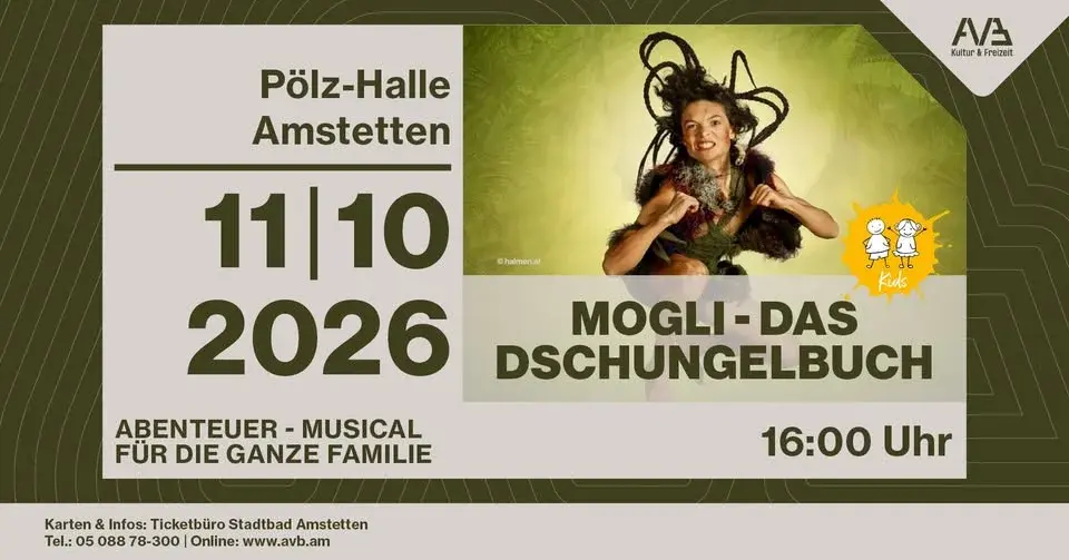 MOGLI - DAS DSCHUNGELBUCH | Familienmusical 🐯🪴