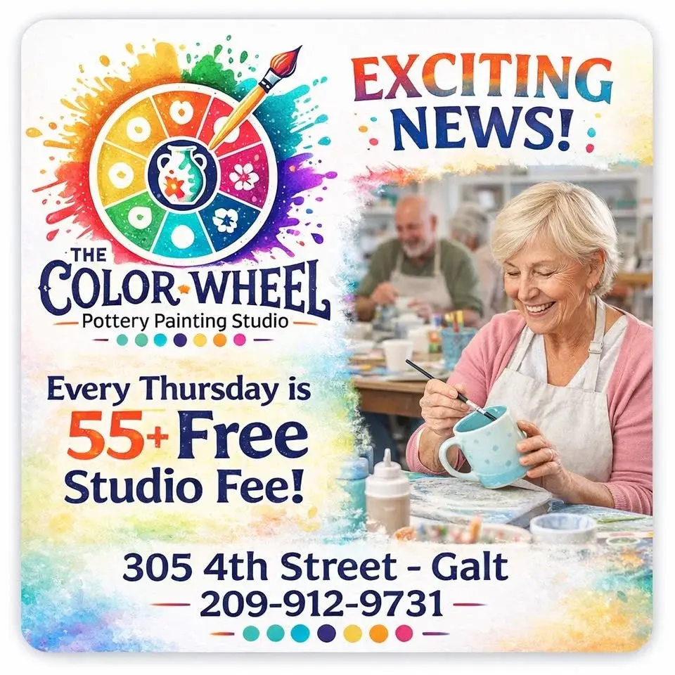Free studio fee 55+