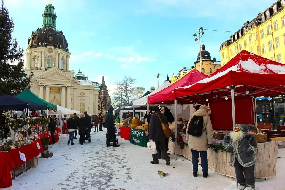 Wasa Julmarknad Odenplan Stockholm