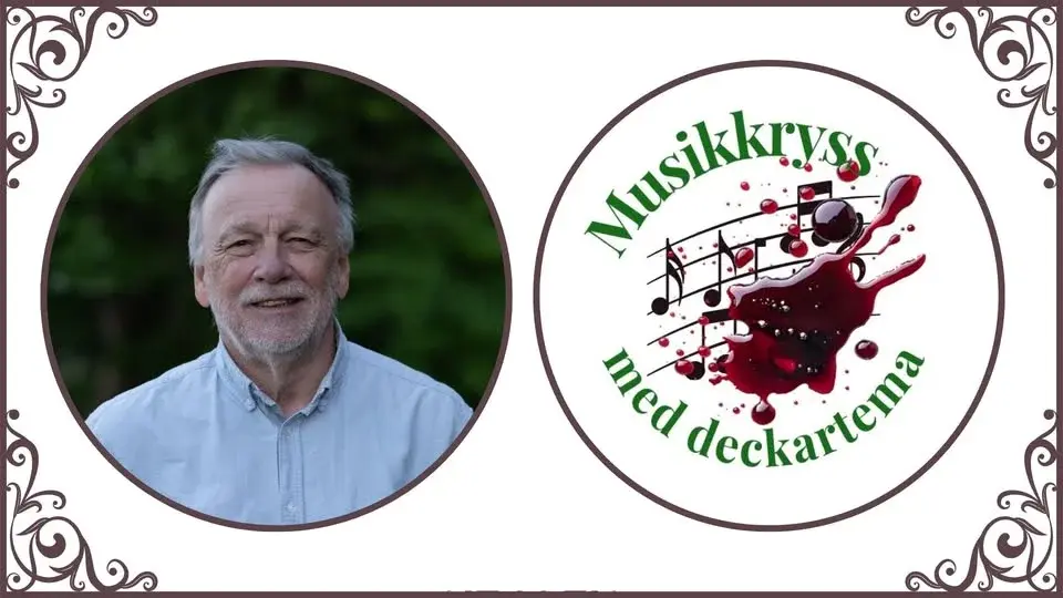 Musikkryss med deckartema
