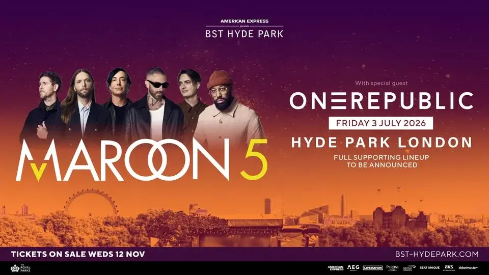 Maroon 5 headlines American Express presents BST Hyde Park 