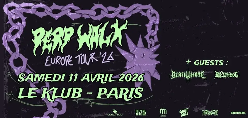 Perp Walk (Hardcore - Bristol, UK) + guests @ Le Klub, Paris