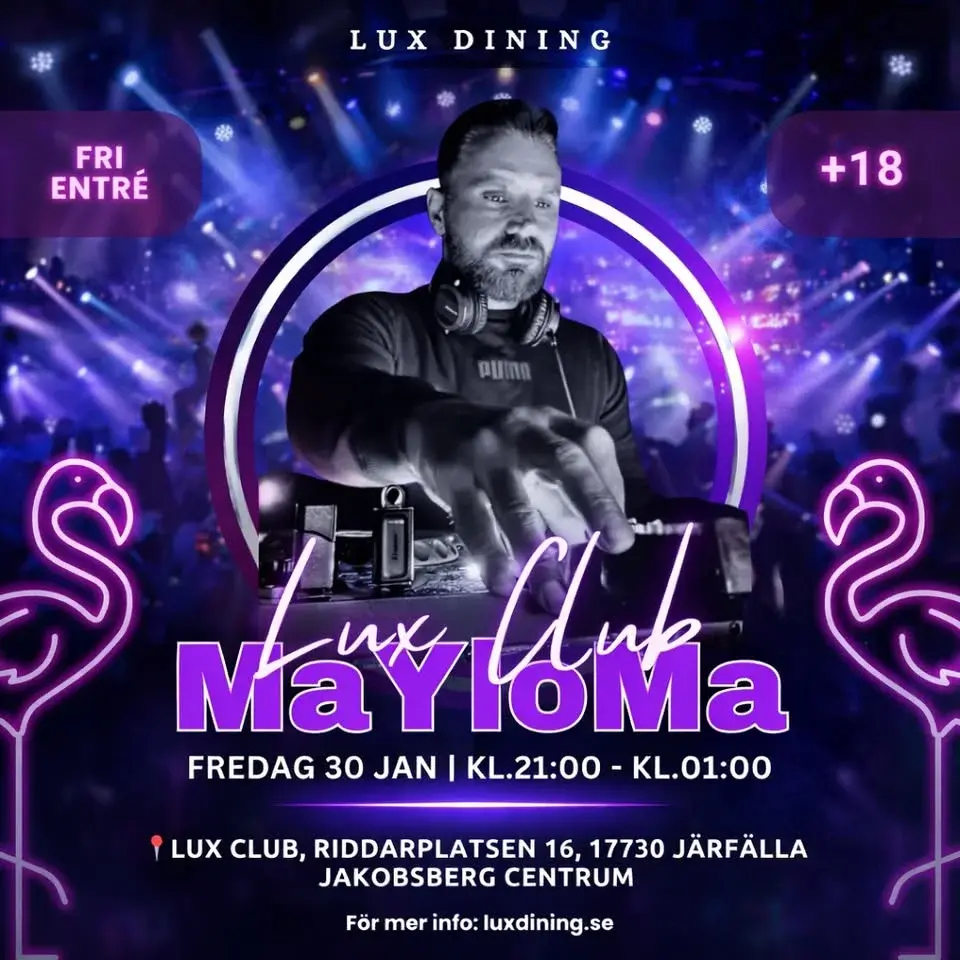 DJ Mayloma tar över LUX Club – en natt du inte vill missa!🔥💃🏼