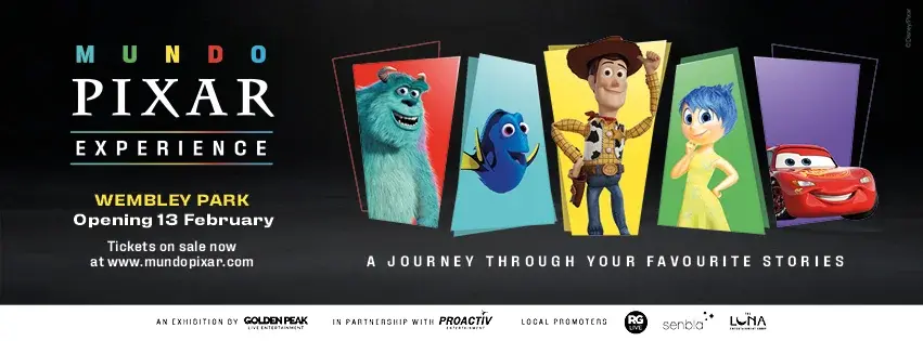 ON SALE NOW | Mundo Pixar Experience London