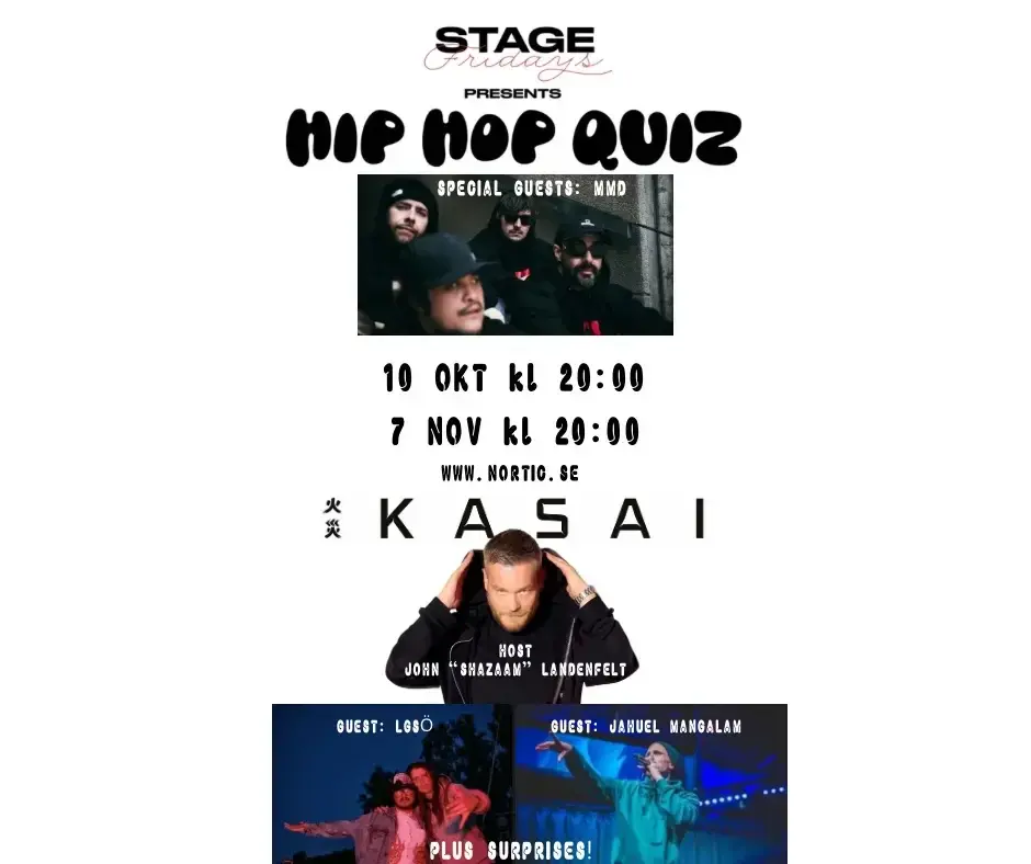 Hip Hop quiz @ Kasai hosted by Shazaam