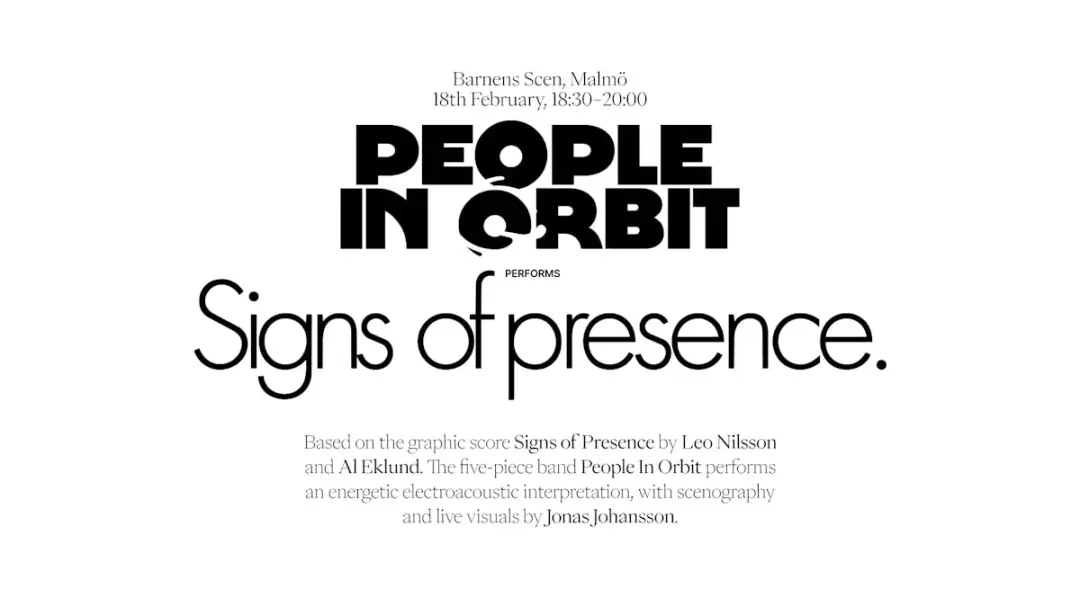 People In Orbit performs Signs of Presence