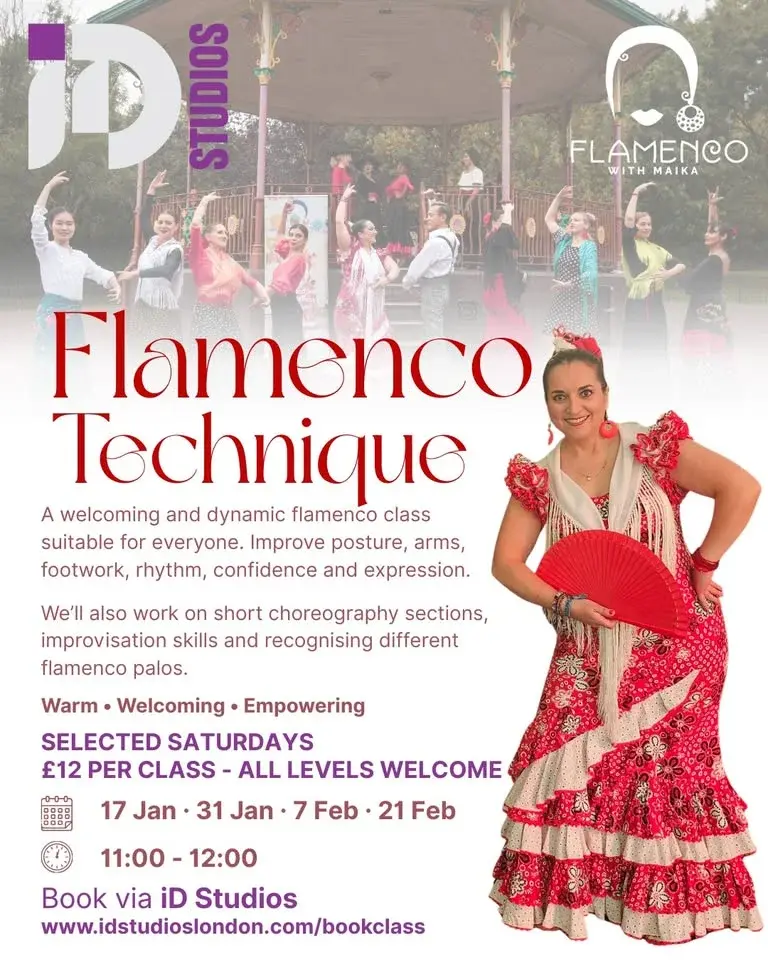 💃🕺🏼Flamenco Technique – All Levels (Warm • Welcoming • Empowering)