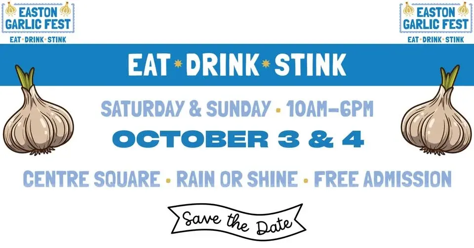 Easton Garlic Fest 2026 - Save the Date