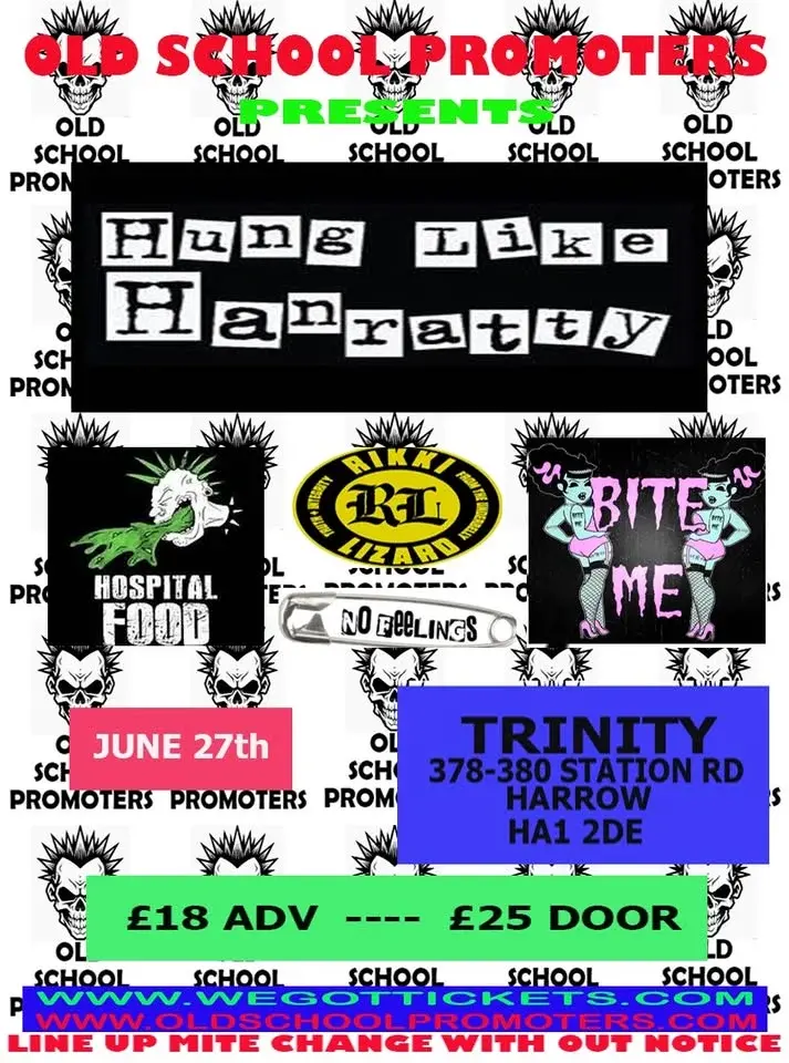 Hung Like Hanratty + Hospital Food + Rikki Lizard + Bite Me + No Feelings