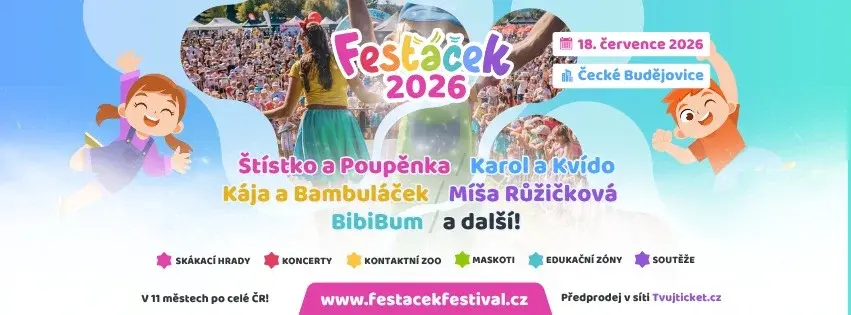 Fesťáček Festival České Budějovice - 18.7.2026