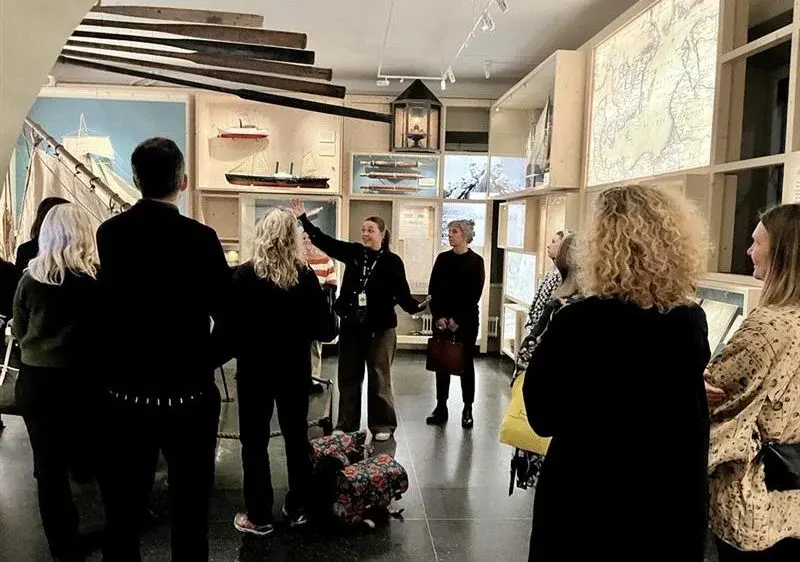Introduktionsvisning av utställningen POST