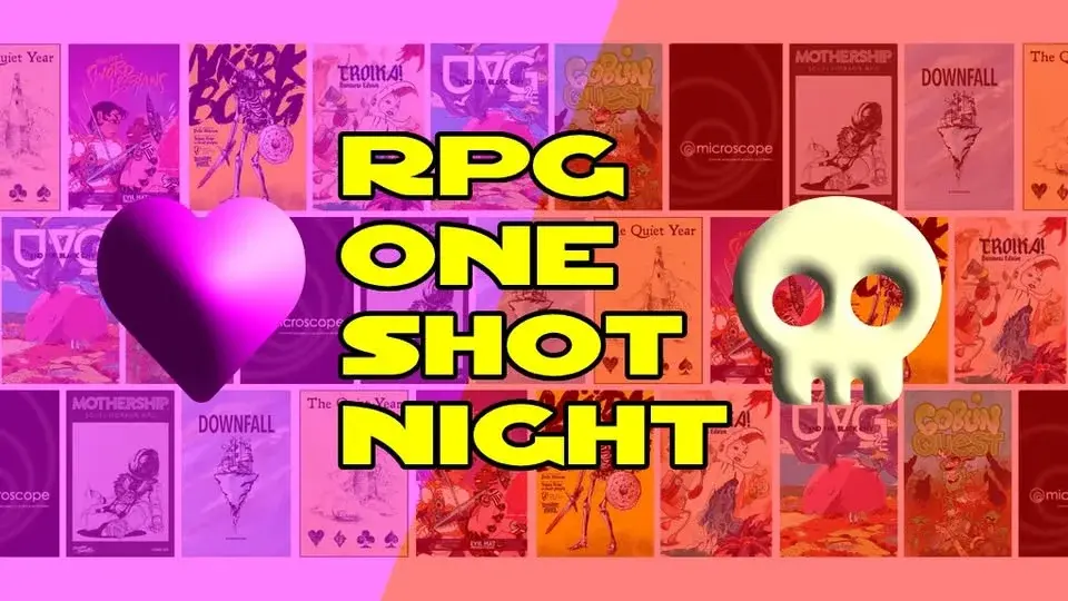 One Shot Roleplaying and Story Game Night