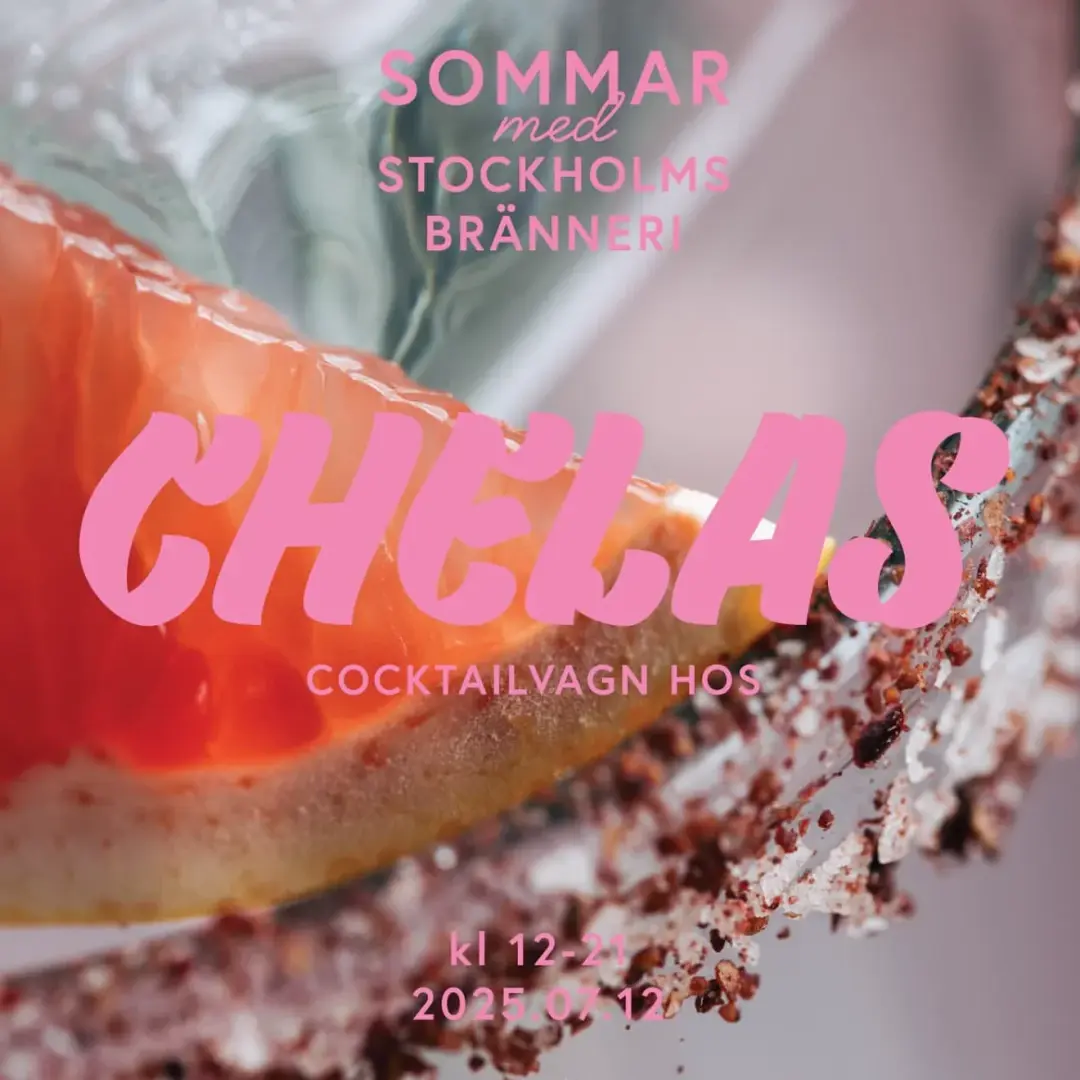 Sommarhäng: Cocktailvagn hos Chelas med Stockholms Bränneri 🍹🌮