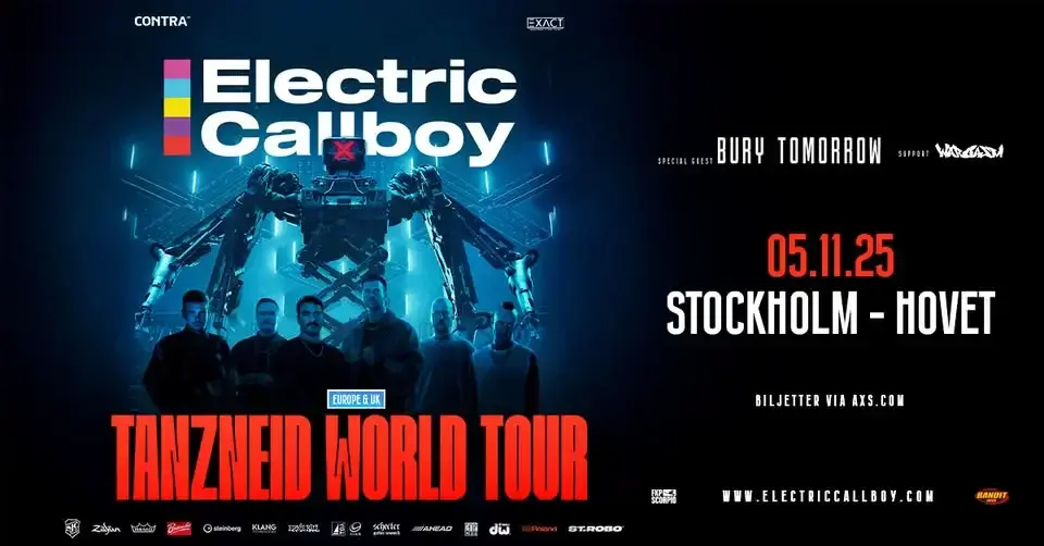 Electric Callboy + Special Guest: Bury Tomorrow + Opening Support: Wargasm | Stockholm