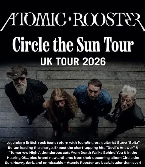 Atomic Rooster + Poison Zoomak | The Black Prince, Northampton