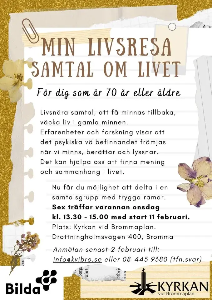 Studiecirkel "Min livsresa"
