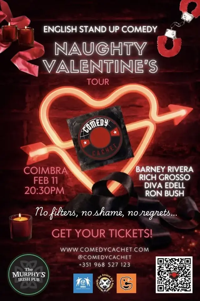 Stand Up Comedy - NAUGHTY VALENTINE'S - Live in Lisbon