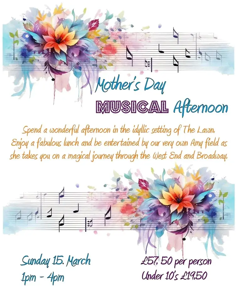 MOTHER'S DAY LUNCH AND MUSICAL AFTERNOON - SORRY NOW FULL