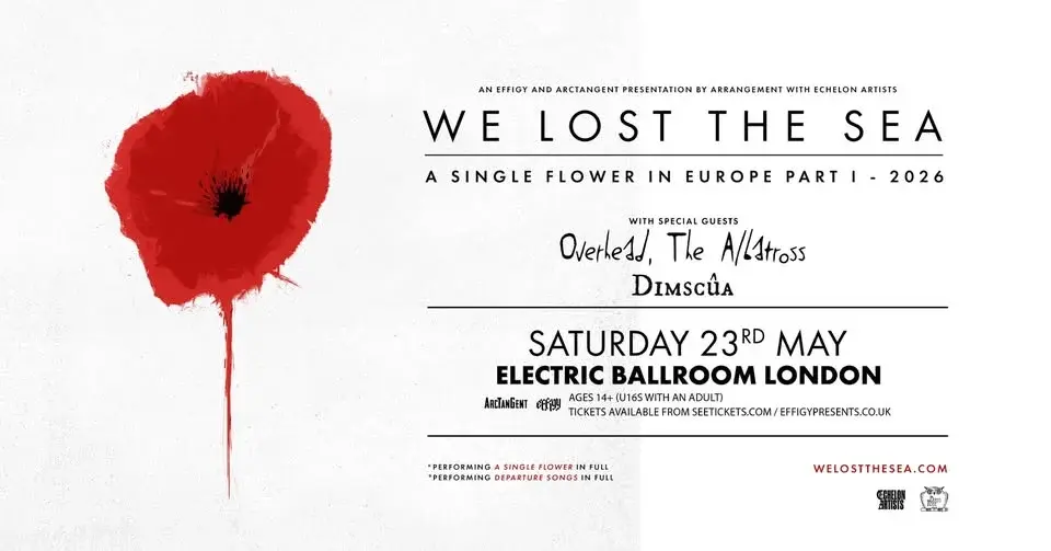 We Lost The Sea plus Overhead, The Albatross and Dimscua at Electric Ballroom, Bristol