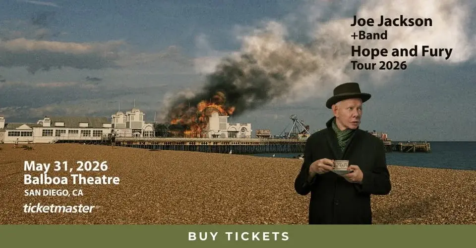 Joe Jackson + Band - Hope and Fury Tour 2026