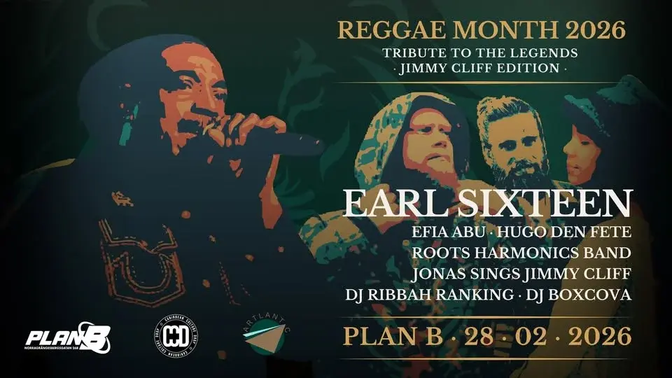Reggae Month 2026 // Live at Plan B – Malmö