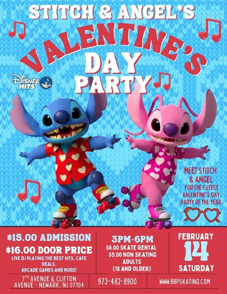 Stitch & Angel's Valentine's Day Party