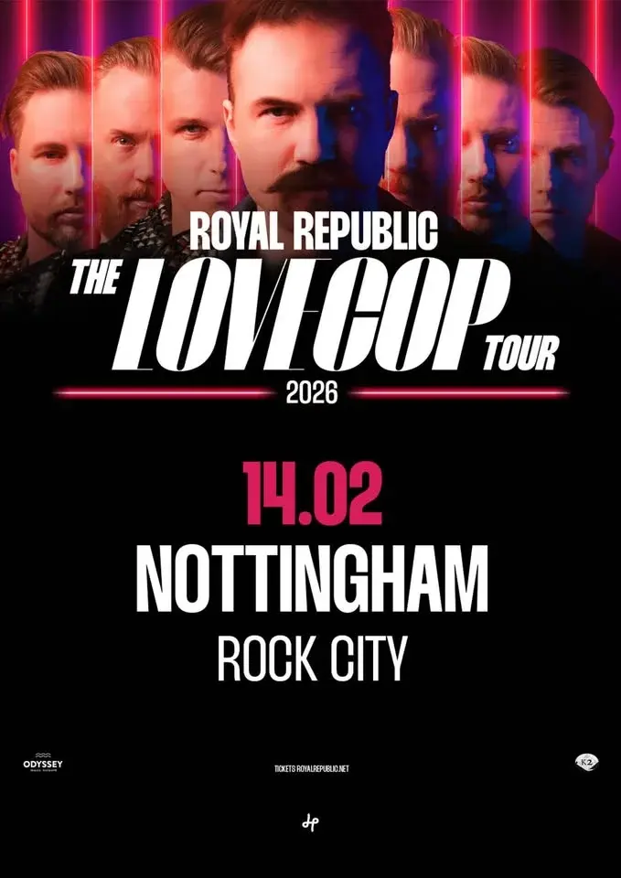ROYAL REPUBLIC live at Rock City, Nottingham
