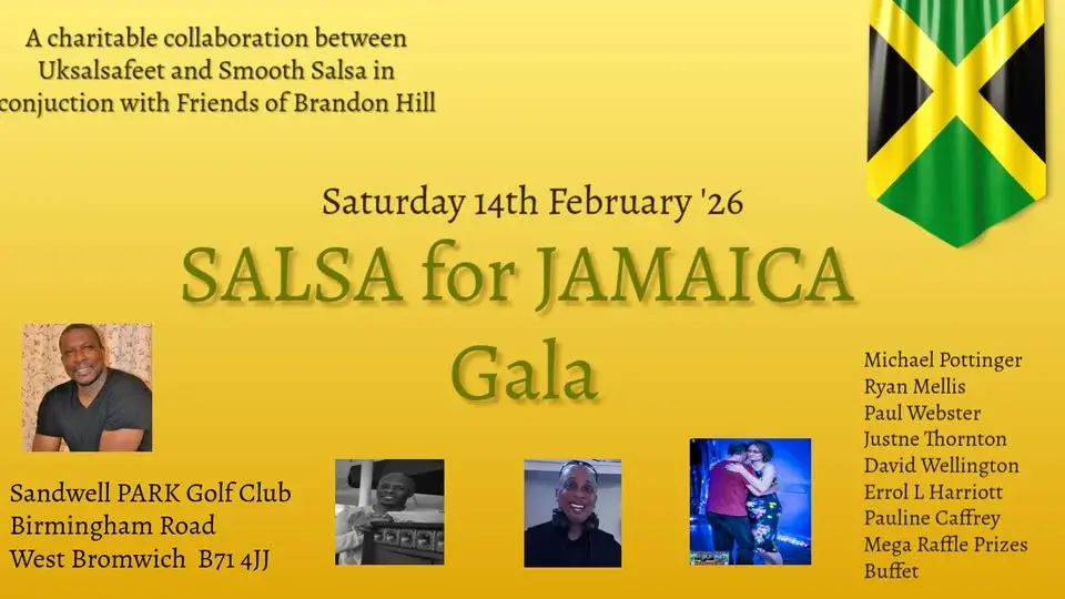 Saturday 14th FEBRUARY SALSA for JAMAICA - Uksalsafeet & Smooth Salsa in conjunction with FOB