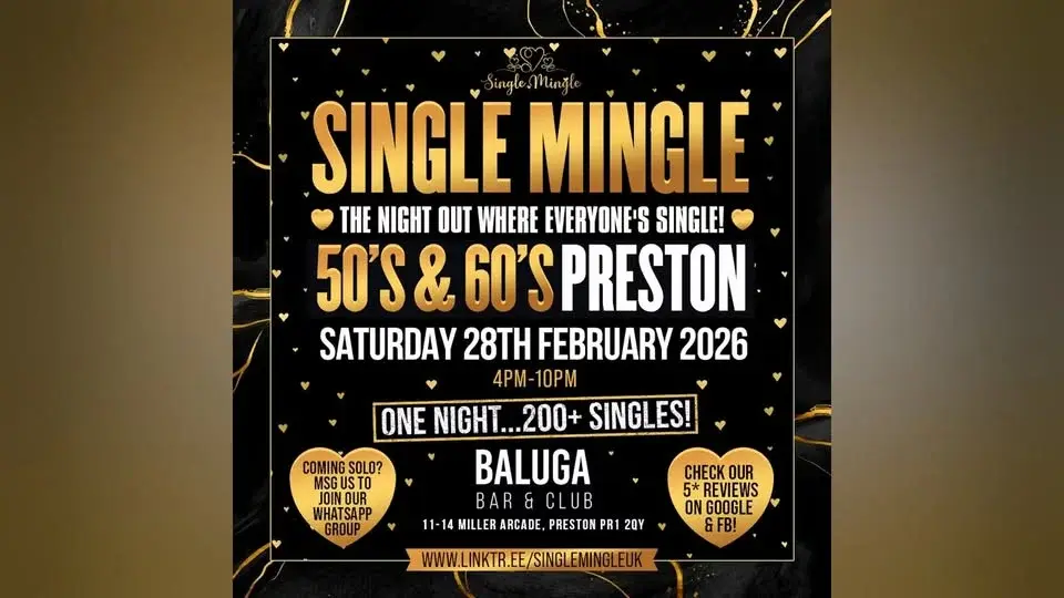 Single Mingle - 50's & 60's - 28th February 2026!
