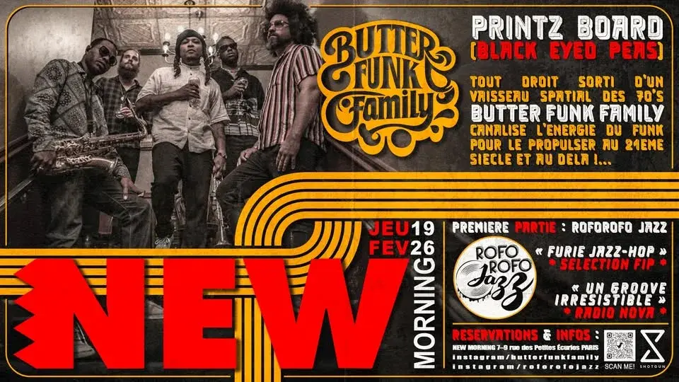 Butter Funk Family /w Roforofo Jazz @ New Morning