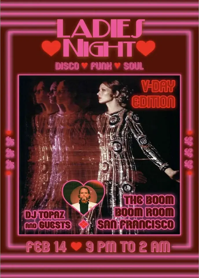 LADIES NIGHT w/ TOPAZ and DJ STARZ (Disco/Ladies in Free)